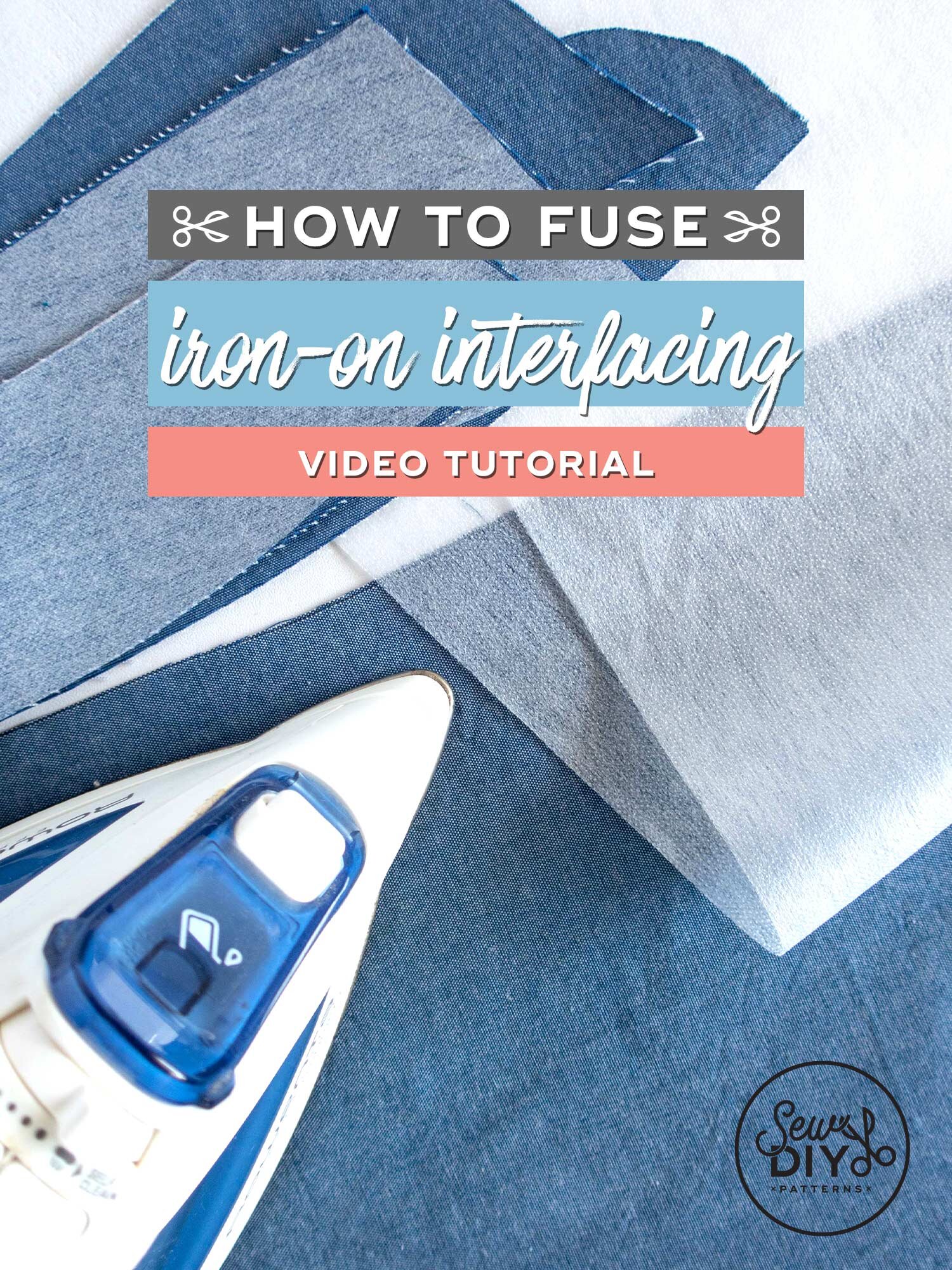 How to use fusible interfacing - Video Tutorial — Sew DIY